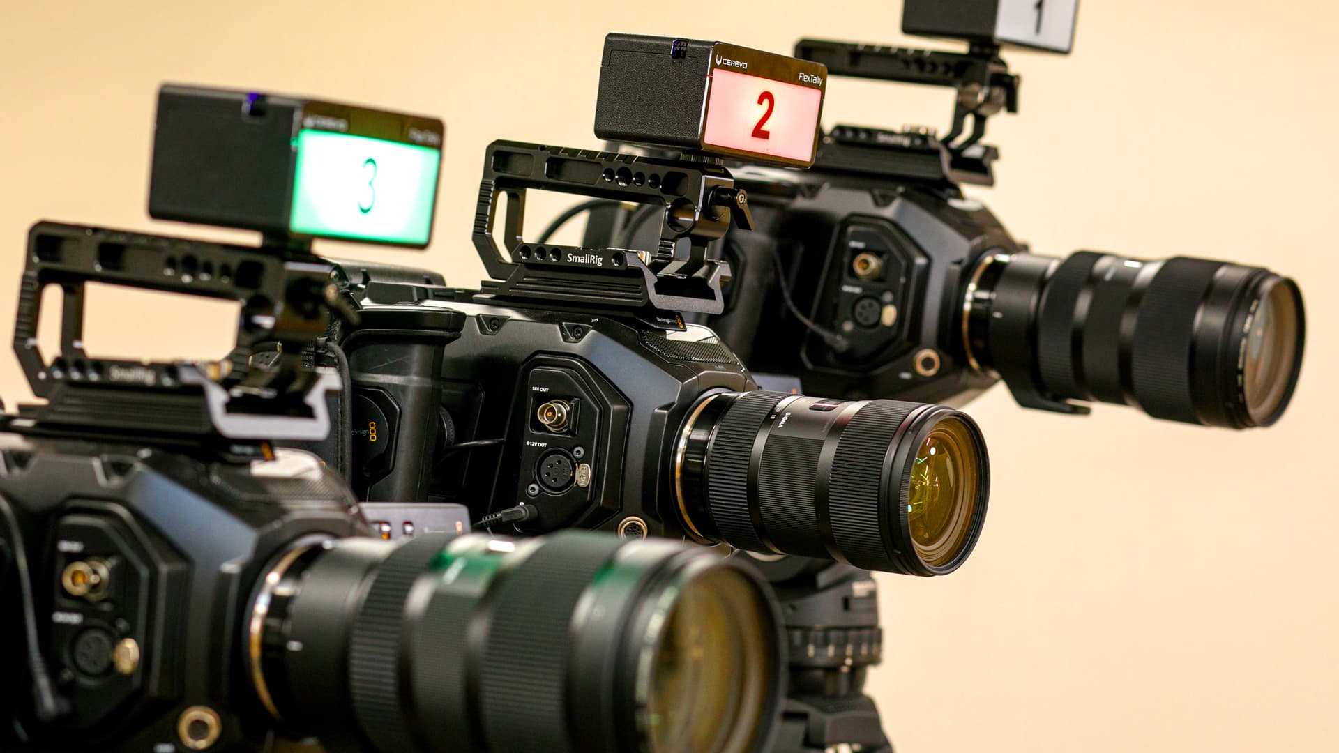 4.6k シネマカメラ3台